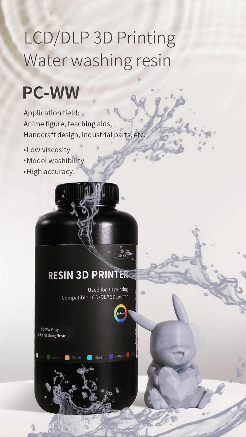 Load image into Gallery viewer, Екологично 3D отпечатване: Водоизмиваема смола&quot; &quot;Безпроблемно почистване за прецизни отпечатъци&quot;
