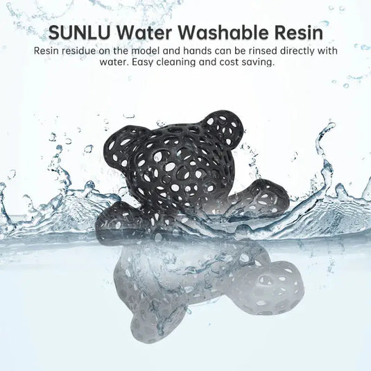 SUNLU 3D Смола - Тъмно Сива, UV Стабилна, Водно Миеща Се, 405nm Вълнова Дължина