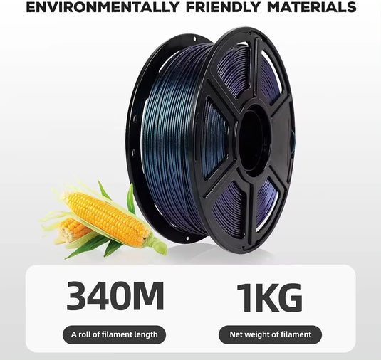 Представяме ви Nature3D Полупрозрачен PLA 1.75мм 1кг Зелен